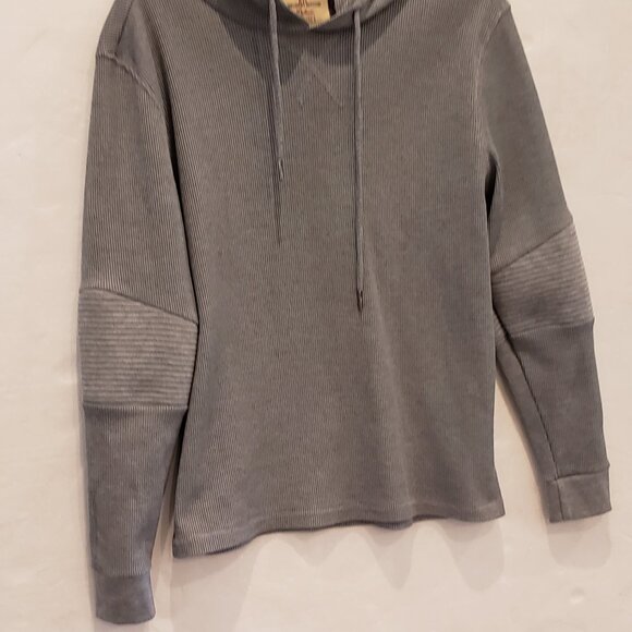 Hudson and Barrow NYC Gray long sleeve  pullover Hoodie - Picture 2 of 7